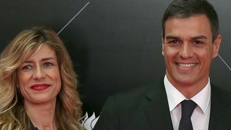 Pedro Sánchez med hustru Begoña Gómez