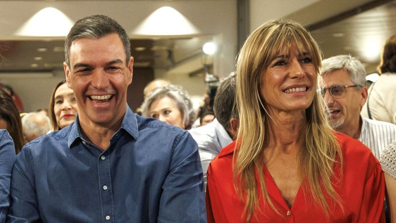 Pedro Sánchez og hustru Begoña Gómez