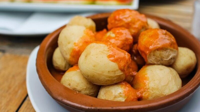 Papas arrugás con mojo Papas arrugás con mojo