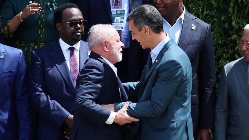 Præsident Lula og premierminister Sánchez