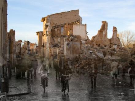 Den forladte Belchite minder om en scene fra en gyserfilm